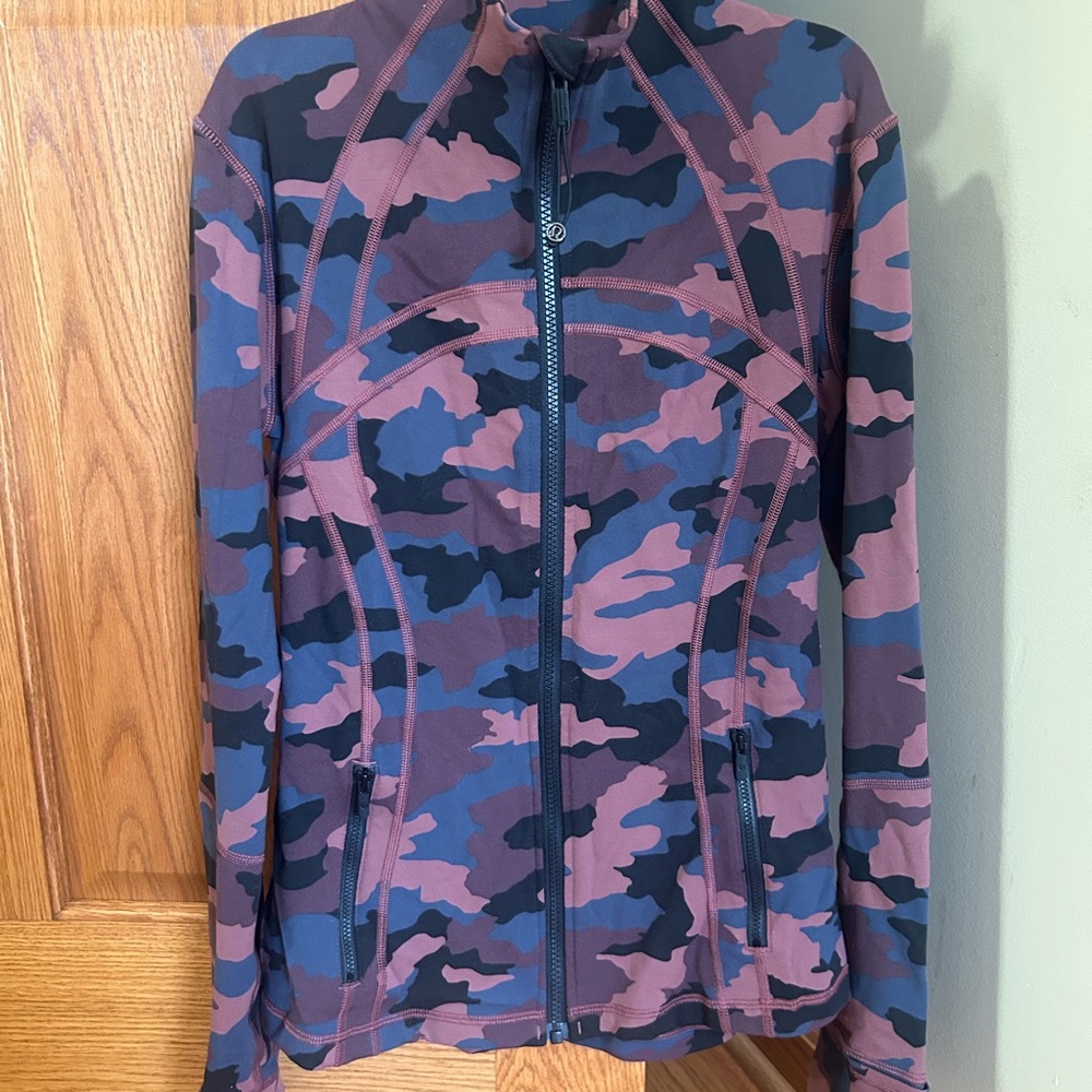 Lululemon Athletica Pink and Blue Utility Jacket